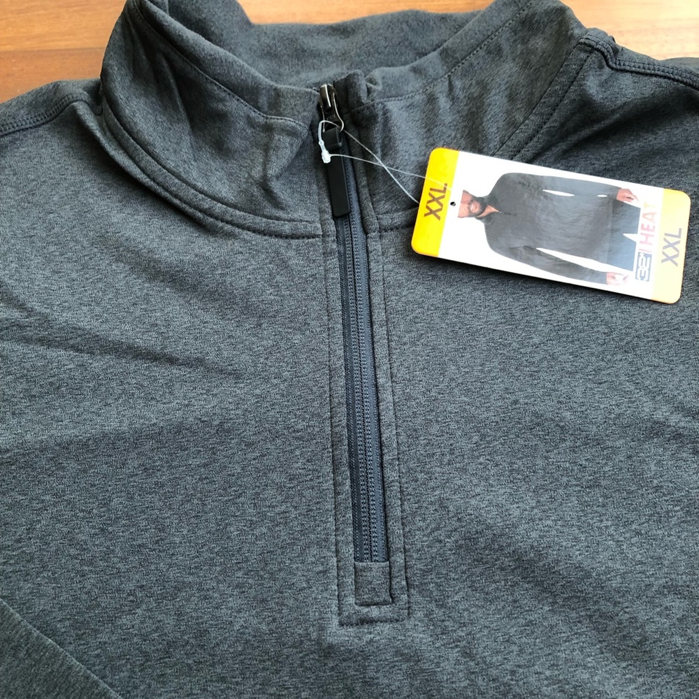 ♦️Men's fleece lined quarter zip - Picture 3 of 6